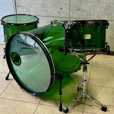 CANOPUS Custom Order Acrylic Kit 26 18 15 "GREEN" Black Nickel Hardware  [3-Piece Shell set]_3