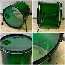 CANOPUS Custom Order Acrylic Kit 26 18 15 "GREEN" Black Nickel Hardware  [3-Piece Shell set]_6