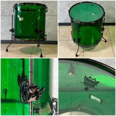 CANOPUS Custom Order Acrylic Kit 26 18 15 "GREEN" Black Nickel Hardware  [3-Piece Shell set]_8