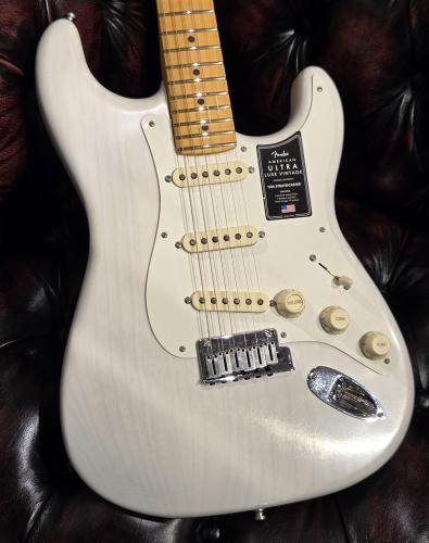 Fender American Ultra Luxe Vintage '50s Stratocaster MN / White Blonde [#US25005734][3.39kg]