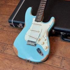 Fender Custom Shop Limited Edition 1964 Stratocaster L-Series Heavy Relic 3A RW FB Aged Daphne Blue