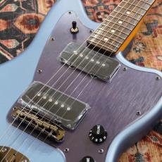 Fender Made in Japan Hybrid II 2026 Collection Jazzmaster Satin Metallic / Matte Aero Blue_4