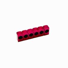 FU-Tone Titanium Saddle R-Insert Set (6) -Red-【オンラインストア限定】