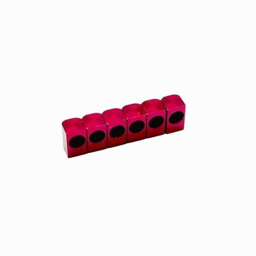 FU-Tone Titanium Saddle R-Insert Set (6) -Red-【オンラインストア限定】