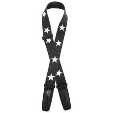 Lock-It Straps Designer LIS 301-D03 Black/White Stars《ギターストラップ》【オンラインストア限定】
