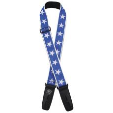 Lock-It Straps Designer LIS 300-J21 White/Blue Stars《ギターストラップ》【オンラインストア限定】
