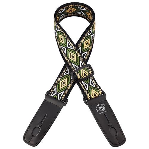 Lock-It Straps Retro Vintage LIS 071-EI EMERALD ISLE《ギターストラップ》【オンラインストア限定】
