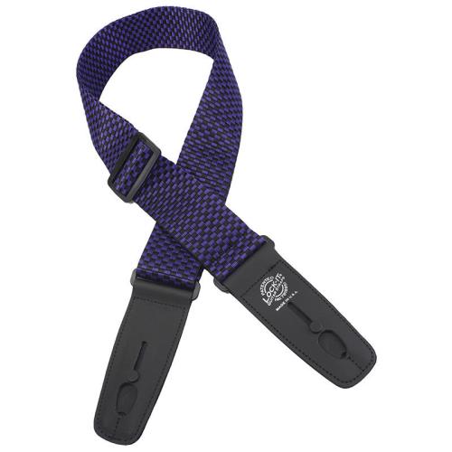 Lock-It Straps Poly Pro LIS 010 P2-PRCHK パープル/ブラック《ギターストラップ》【オンラインストア限定】