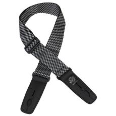 Lock-It Straps Poly Pro LIS 009 P2-SLCHK シルバー/ブラック《ギターストラップ》【オンラインストア限定】