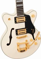 Gretsch G2655TG Streamliner Center Block Jr. Double-Cut with Bigsby LTD -Vintage White-_3