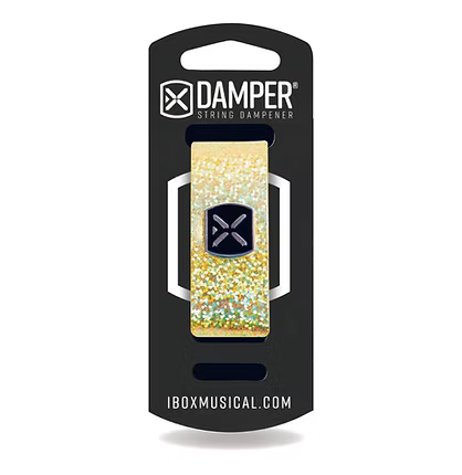 IBOX MUSICAL DHSM02 SM -Holographic Golden Leather-《ストリング・ダンパー》【オンラインストア限定】