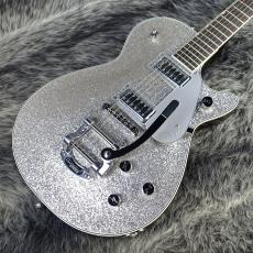 Gretsch G5230T Electromatic Sparkle Jet FT Single-Cut with Bigsby Silver Sparkle