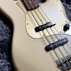 Black Smoker Trad Master Series BETA-J4 Desert Sand Medium Aged w/Gold Anodized Pickguard_4
