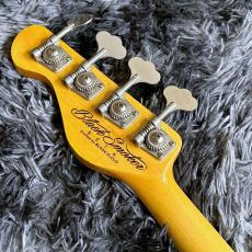 Black Smoker Trad Master Series BETA-J4 Desert Sand Medium Aged w/Gold Anodized Pickguard_7