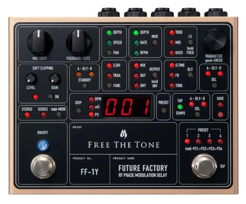 Free The Tone FUTURE FACTORY FF-1Y《ディレイ》【オンラインストア限定】