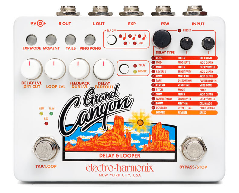 Electro-Harmonix Grand Canyon Delay & Looper【正規品