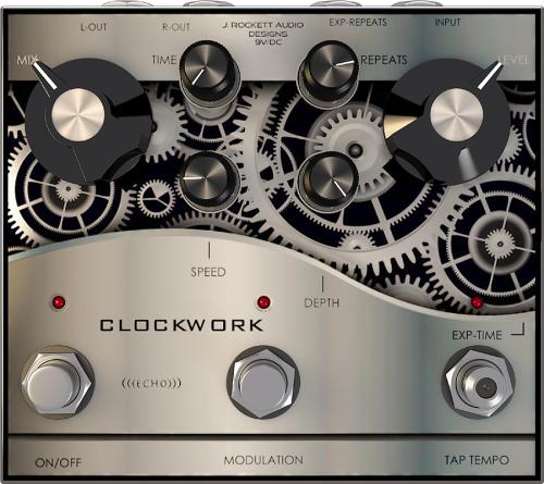 J.Rockett Audio Designs Clockwork Echo《ディレイ/エコー》【オンラインストア限定】