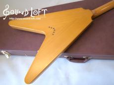 Epiphone 1958 Korina Flying V Aged Natural_5