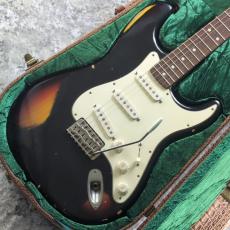 Nash Guitars S63 Ash BLK Over 3TS Med Heavy Aged 【3.52kg】【美品USED】