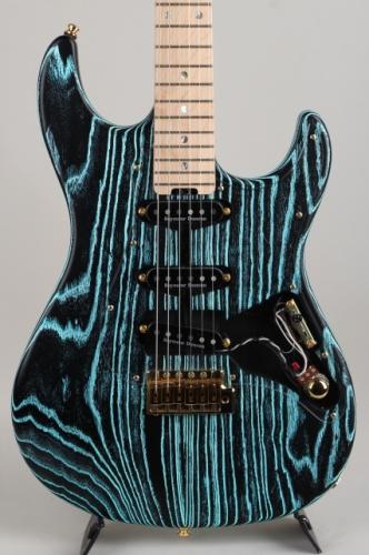 ESP SNAPPER-AS Driftwood Black Blue Filler MOD
