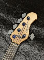 Sadowsky Custom Shop 24-Fret Single Cut Bass 5-string / Natural Transparent Satin_4