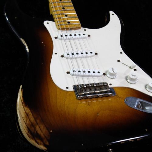 Fender Custom Shop 60th Anniversary Limited 1954 Stratocaster 2-Color Sunburst Relic #1546【3.62kg】