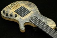 saitias guitars Aquarius 5 CTM Buckeye Burl /Natural Satin【4.00kg】【Euphoreal製PU×Humpback製プリアンプ】_4