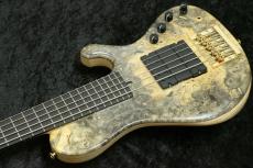saitias guitars Aquarius 5 CTM Buckeye Burl /Natural Satin【4.00kg】【Euphoreal製PU×Humpback製プリアンプ】_5