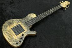 saitias guitars Aquarius 5 CTM Buckeye Burl /Natural Satin【4.00kg】【Euphoreal製PU×Humpback製プリアンプ】_6