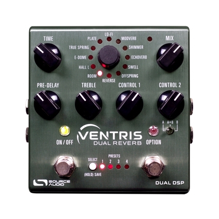 SOURCE AUDIO SA262 Ventris Dual Reverb《リバーブ》【オンラインストア限定】