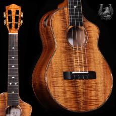 KOU ukulele Tenor Cutaway A model - Premium Curly Koa -