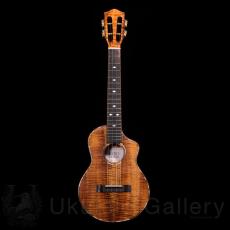 KOU ukulele Tenor Cutaway A model - Premium Curly Koa -_3