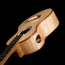 KOU ukulele Concert LN D model - Moon spruce / Curly Maple -_7