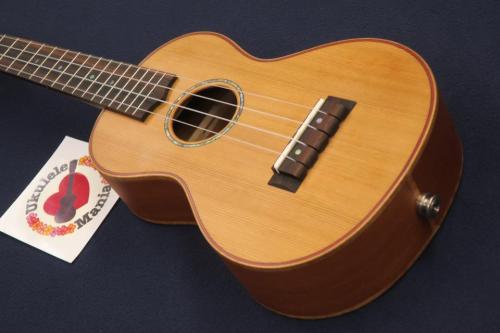 Mahalo MM2 Satin Finish Cedar-top Solid Mahogany Concert Ukulele w/Mike