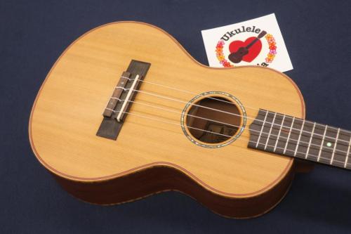 Mahalo MM3 Satin Finish Cedar-top Slot-head Solid Mahogany Tenor Ukulele