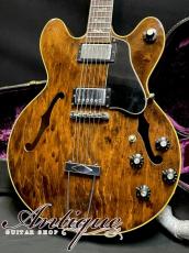 Gibson ES-150D 1973 Walnut /Full-Depth Round Double Cutaway w/Stickered Numbered PAF Virgin Solder & Full-Original except Knob EX++ "Amazing Tone"_2