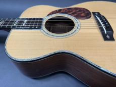 K.Yairi YF-00045 Special CTM / Solid Engelmann Spruce Top・Solid Madagascar Rosewood Back and Side・Original Open Back peg・000-45 Type All Abalone Trim and Rosette・Long Saddle・Kazuo Yairi. Signed【With Original _13