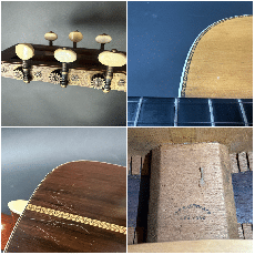 Martin -28 New York 1893 / Adirondack Spruce Top・Jacaranda Side and Back・Slotted Head・Ebony Fingerboard and Pyramid Bridge・Spanish Cedar Neck・Herrings bone Purfling・Ivoroid Binding【With Original Coffin Case】_16