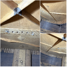 Martin -28 New York 1893 / Adirondack Spruce Top・Jacaranda Side and Back・Slotted Head・Ebony Fingerboard and Pyramid Bridge・Spanish Cedar Neck・Herrings bone Purfling・Ivoroid Binding【With Original Coffin Case】_15