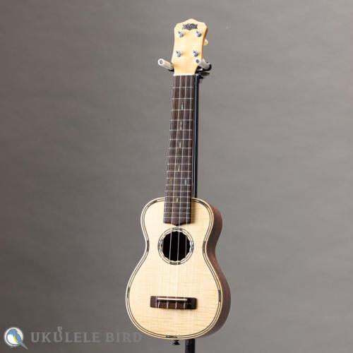 Antar Soprano Longneck Sycamore/Hawaiian Koa 