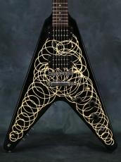 Gibson 1984 Designer Series Custom Graphics Flying V White