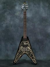 Gibson 1984 Designer Series Custom Graphics Flying V White_2