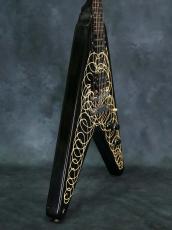 Gibson 1984 Designer Series Custom Graphics Flying V White_16