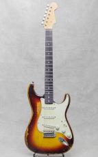 Nacho Guitars Early 60s Contour Body #44156 Super Heavy Aging Sunburst Medium C Neck_2