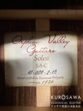Orpheus Valley Guitars オルフェウス・ヴァレー・ギターズ Model:Solea SA-C 杉・ココボロ【日本総本店2F在庫品】_10