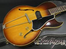 Gibson ES-225T 1956-57年製 Sunburst w/Jacaranda FB Virgin Solder & High-Originality “Killer Vintage Sound”_4