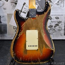 Fender Custom Shop MBS 1960 Stratocaster Ultimate Relic -Wide Red 3 Color Sunburst- by Jason Smith 2018USED!!_3