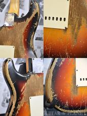 Fender Custom Shop MBS 1960 Stratocaster Ultimate Relic -Wide Red 3 Color Sunburst- by Jason Smith 2018USED!!_9