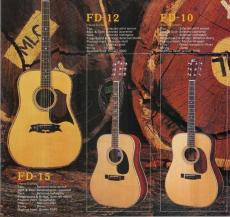 KAWAI FD-10 / Spruce Top・Jacaranda Side and Back・Grover 102C Peg・Scalloped Nut・Maple Binding・Ebony Fingerboard and Bridge・Mahogany Neck・Under finish Jacaranda Pick-guard【With Hard Case】1980年代_16