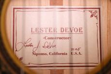 Lester DeVoe [レスター・デヴォー] Flamenco Blanca 2005年製_8